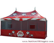 10 x 20 Double High Peak Tent - Kettle Corn