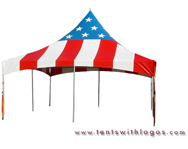 20 x 20 High Peak Tent - Flag Top